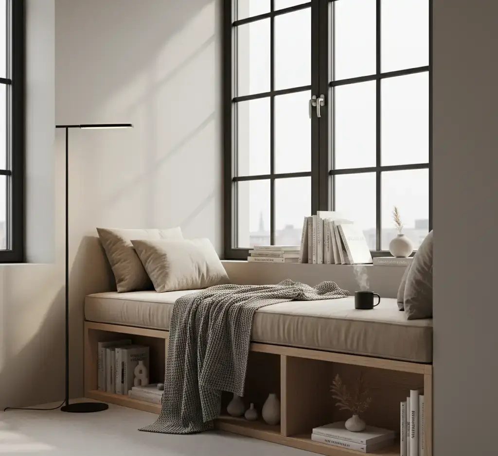 Gemütliche Leseecke im Loft in Köln