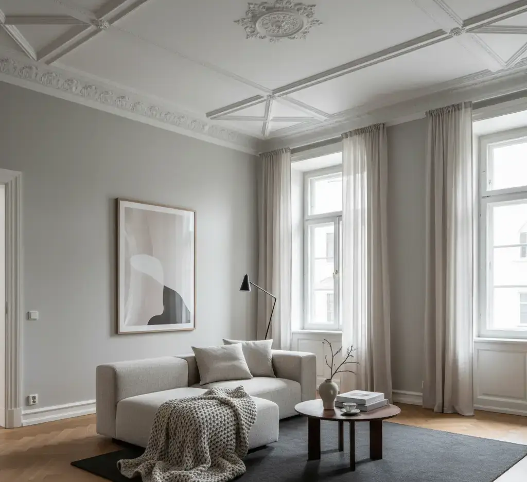 Altbauwohnung mit modernem Interior in Leipzig